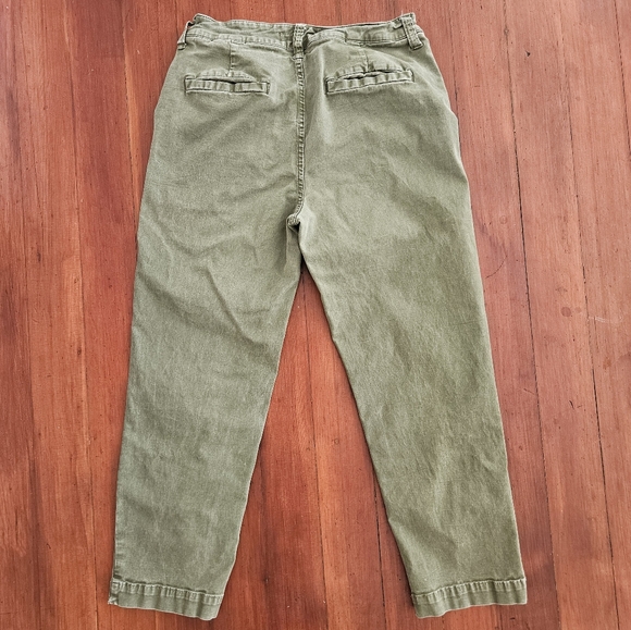Madewell Olive Cargo Pants 28 - Picture 4 of 8